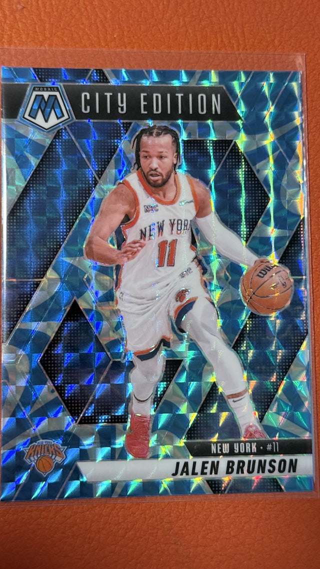 2024 Panini Mosaic - Reactive Blue Mosaic | Jalen Brunson