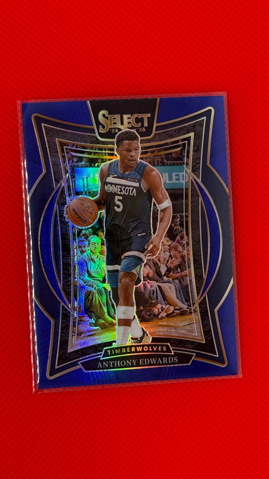 2024 Select Panini Select - Blue Prizm | Anthony Edwards