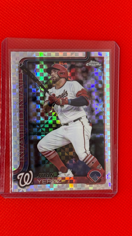 2025 Topps Chrome - X-Fractors | Juan Yepez