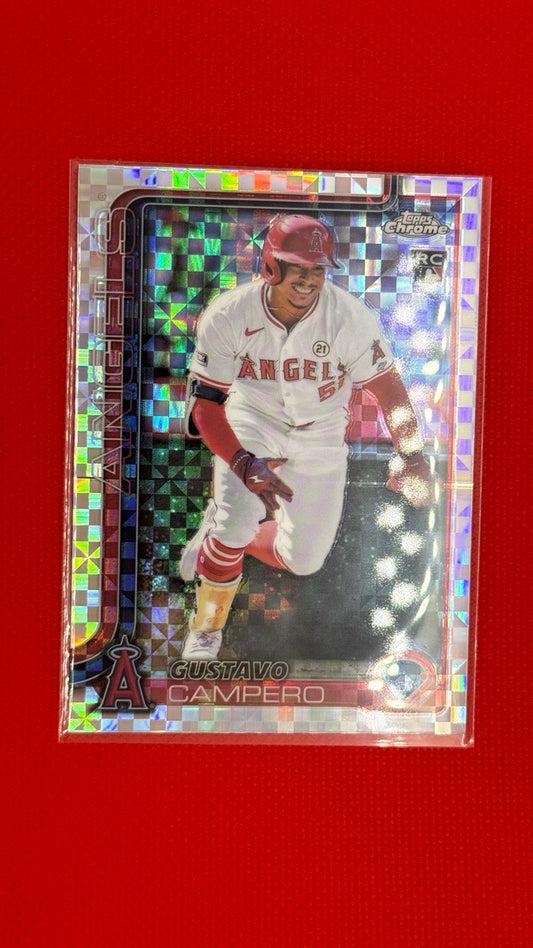 2025 Topps Chrome - X-Fractors | Gustavo Campero