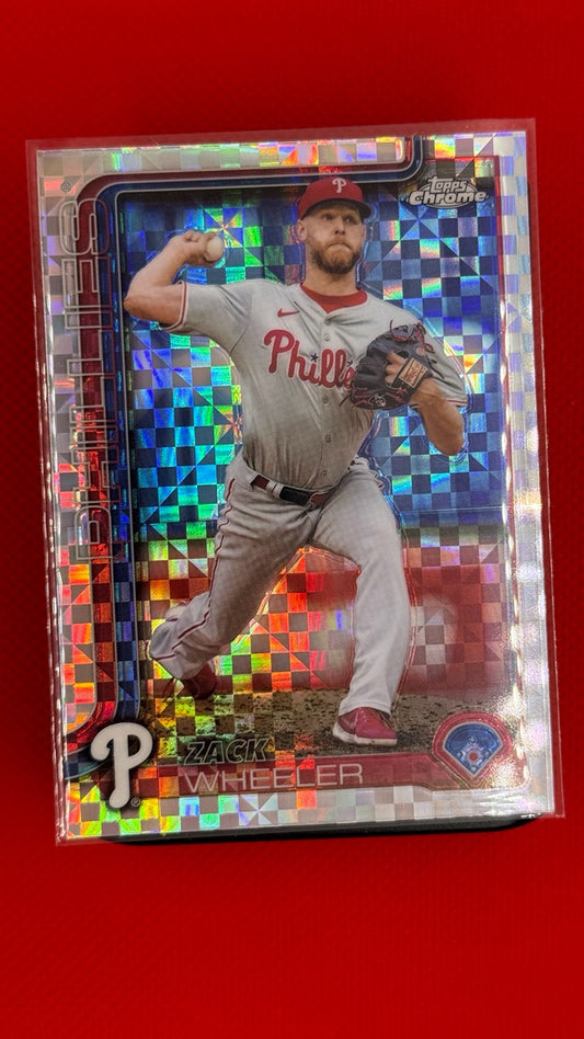 2025 Topps Chrome - X-Fractors | Zack Wheeler