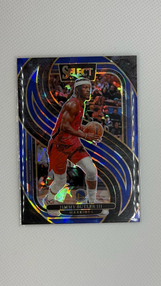 2024 Prizm Panini Select - Blue Cracked Ice Prizm | Jimmy Butler III