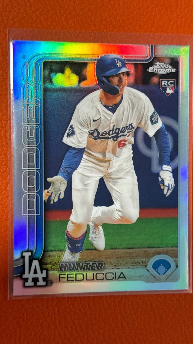 2025 Topps Heritage - Chrome Refractor | Hunter Feduccia