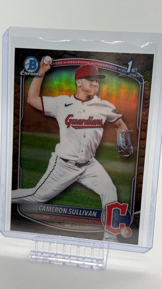2025 Bowman Chrome Prospects Reptilian Refractor | Cameron Sullivan