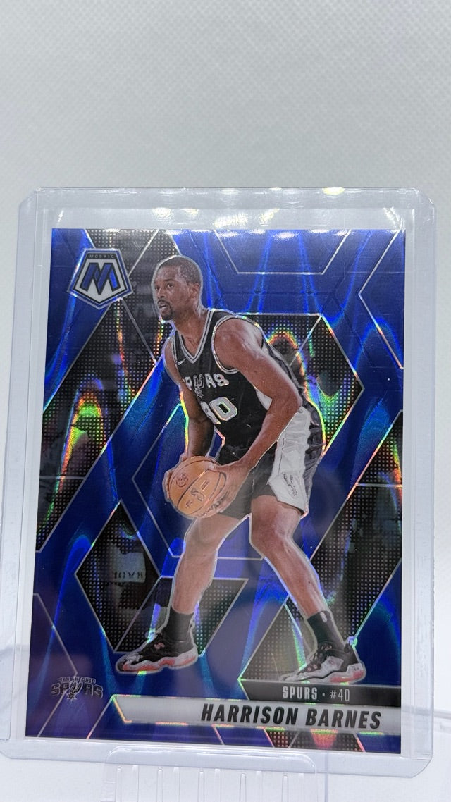 2024 Panini Mosaic - Blue Seismic Mosaic | Harrison Barnes