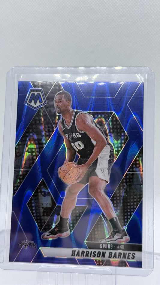 2024 Panini Mosaic - Blue Seismic Mosaic | Harrison Barnes