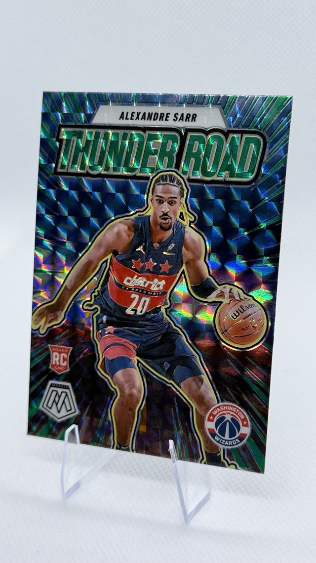 2024 Panini Mosaic - Thunder Road Mosaic Green | Alexandre Sarr