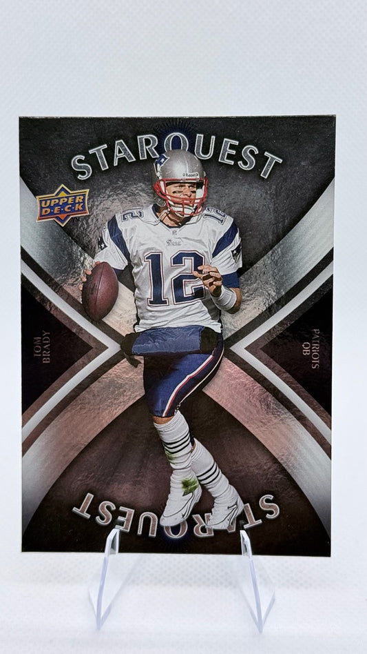 2008 Upper Deck StarQuest Rainbow Black | Tom Brady
