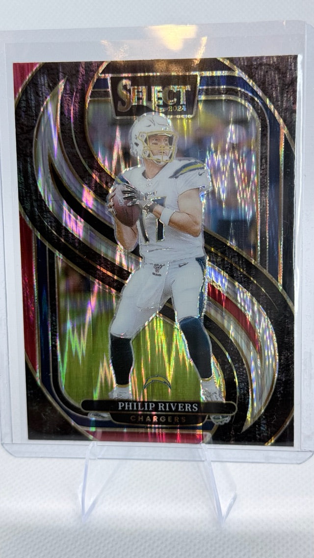 2024 Select Panini Select - Black & Red Prizm Shock | Philip Rivers