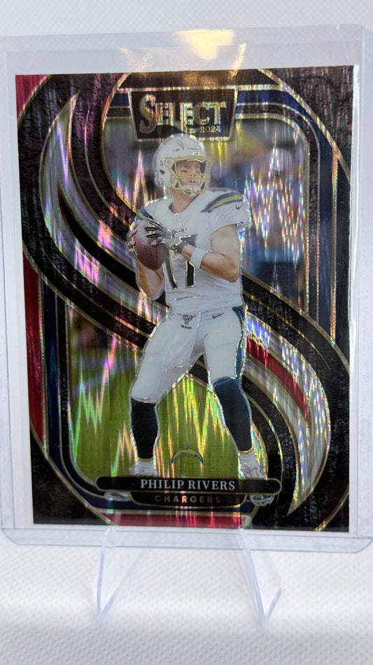2024 Select Panini Select - Black & Red Prizm Shock | Philip Rivers