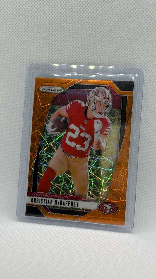 2024 Prizm Panini Prizm - Orange Disco Prizm | Christian McCaffrey