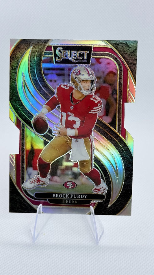 2024 Select Panini Select - Silver Prizm Die Cut | Brock Purdy