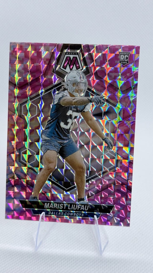 2024 Panini Mosaic - Mosaic Camo Pink | Marist Liufau