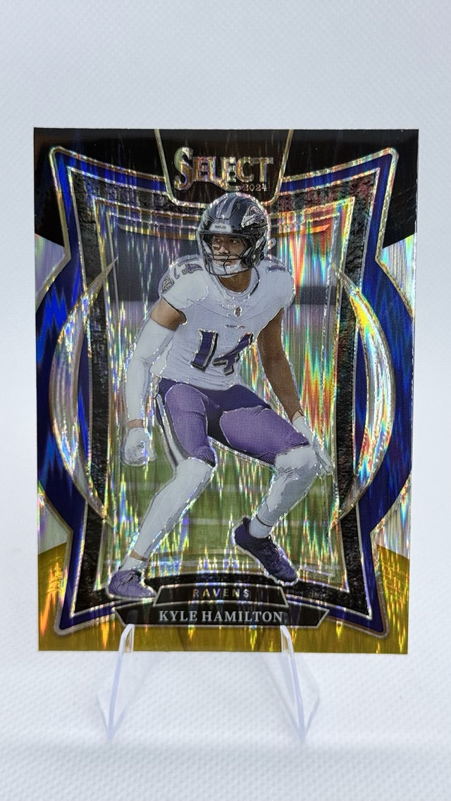 2024 Select Panini Select - Black & Gold Prizm Shock | Kyle Hamilton