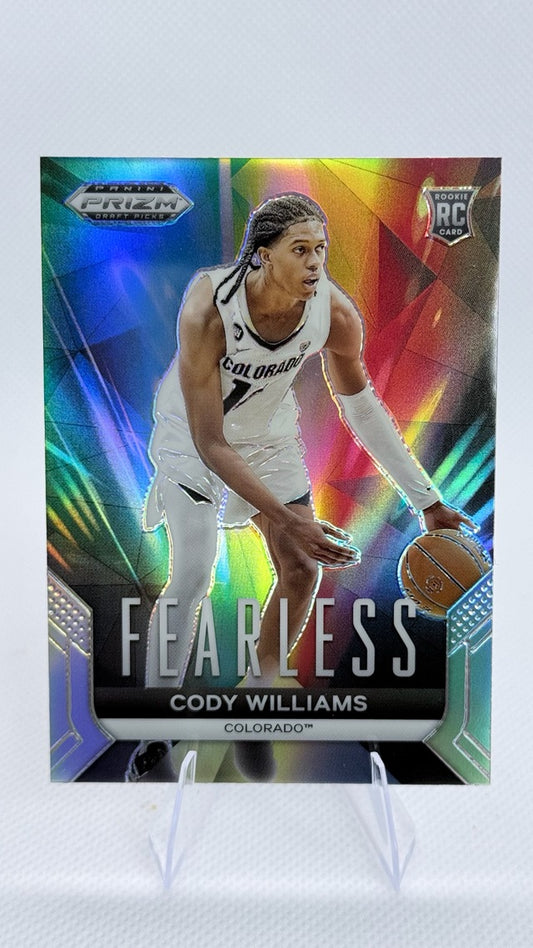 2024 Panini Prizm Draft Picks - Fearless Prizms Silver | Cody Williams