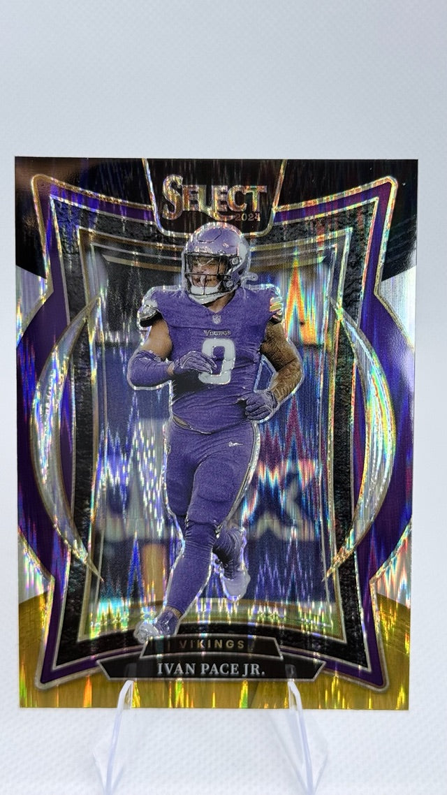 2024 Select Panini Select - Black & Gold Prizm Shock | Ivan Pace Jr.