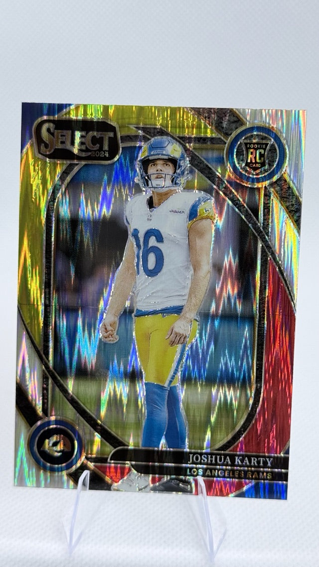 2024 Select Panini Select - Red & Yellow Prizm Shock | Joshua Karty