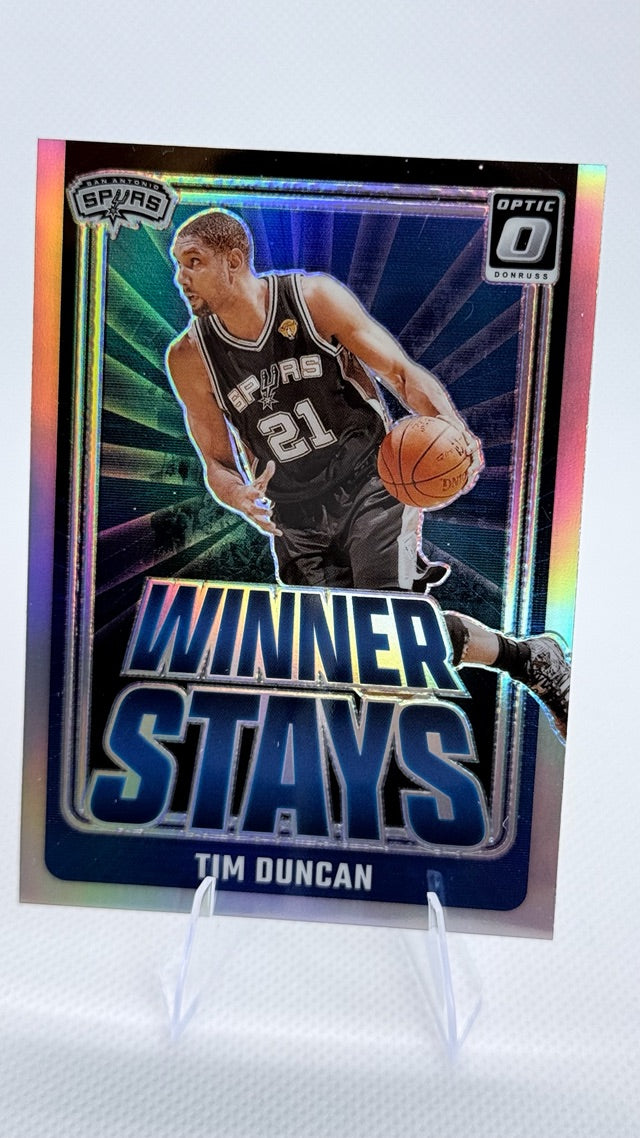 2024 Optic Donruss Optic - Winner Stays Holo | Tim Duncan