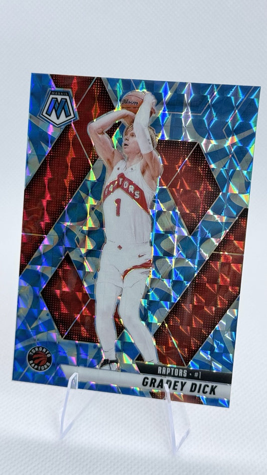 2024 Panini Mosaic - Reactive Blue Mosaic | Gradey Dick