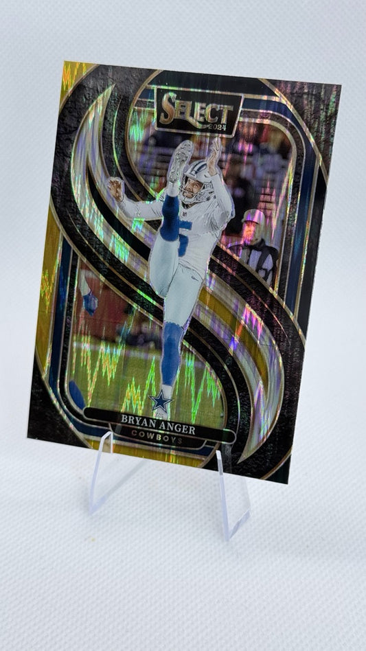 2024 Select Panini Select - Black & Gold Prizm Shock | Bryan Anger