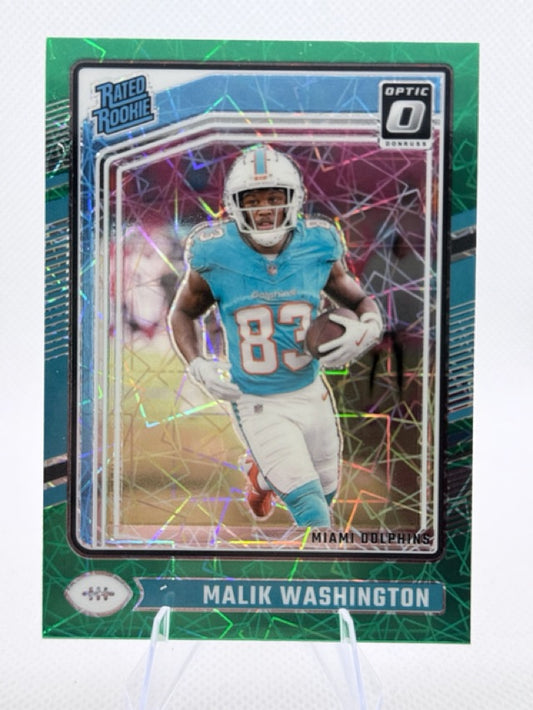2024 Donruss Optic - Green Velocity | Malik Washington