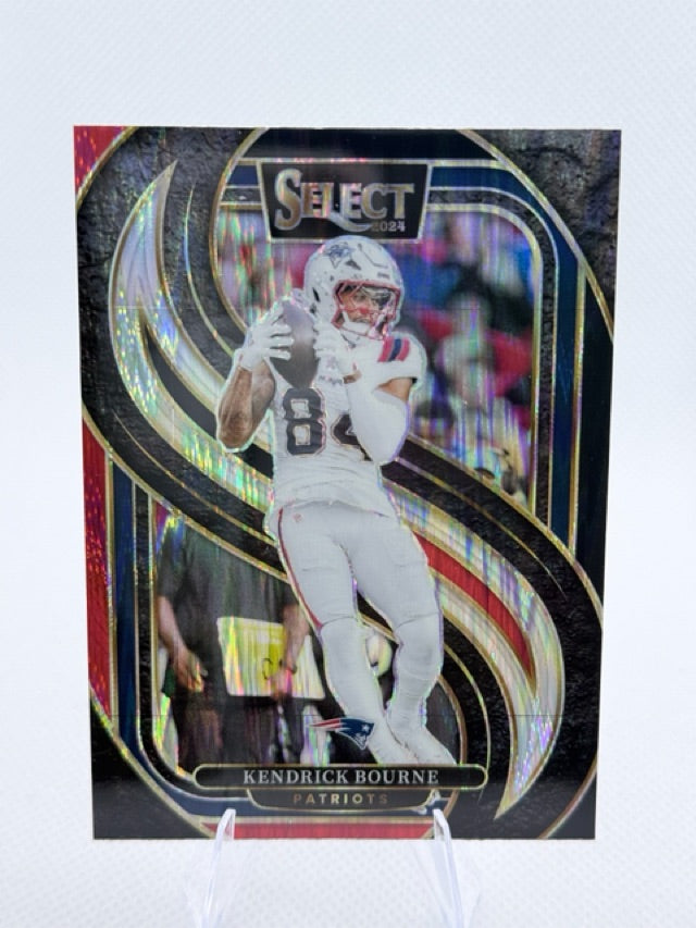 2024 Prizm Panini Select - Black & Red Prizm Shock | Kendrick Bourne