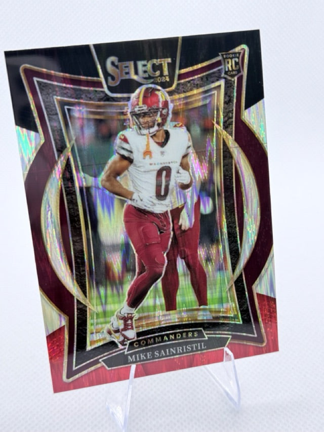 2024 Select Panini Select - Black & Red Prizm Shock | Mike Sainristil