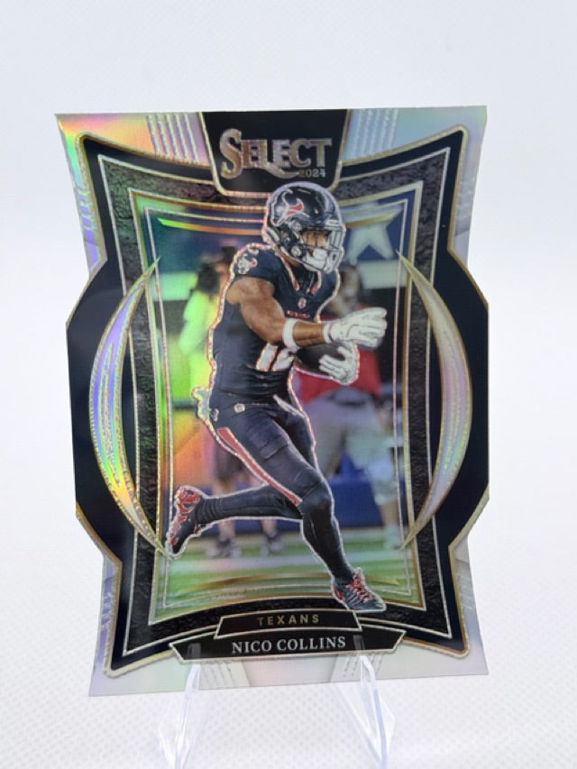 2024 Panini Select - Silver Prizm Die Cut | Nico Collins