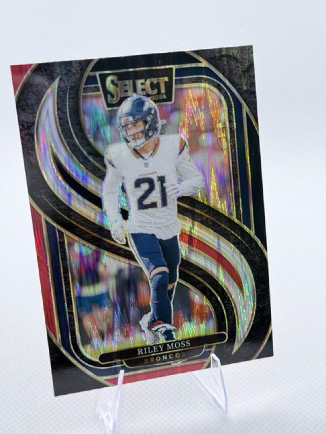 2024 Panini Select - Black & Red Prizm Shock | Riley Moss