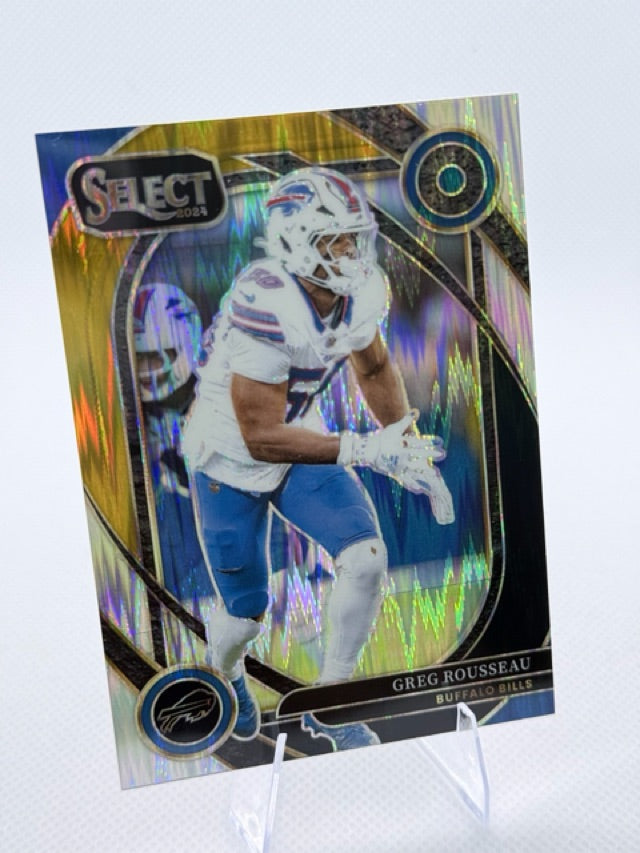 2024 Prizm Panini Select - Black & Gold Prizm Shock | Greg Rousseau