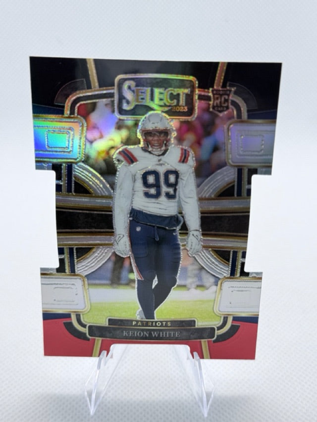 2023 Prizm Panini Select - Red and Yellow Prizms Die Cuts | Keion White