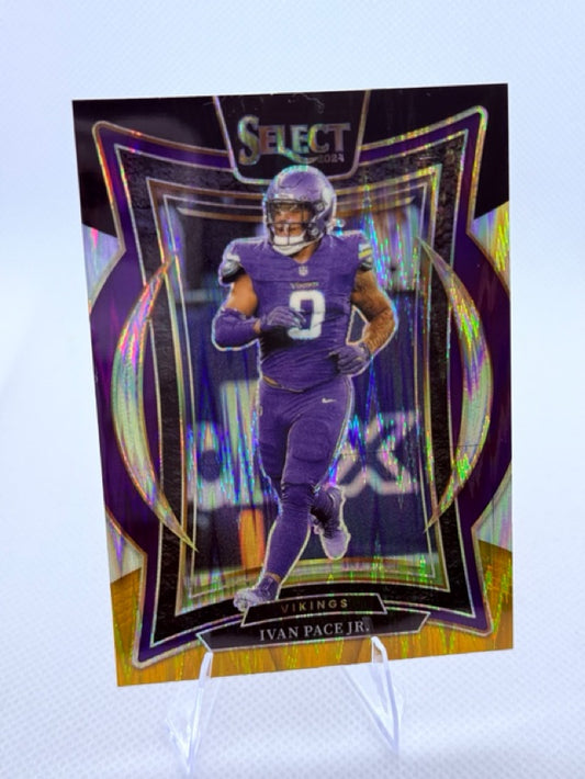 2024 Select Panini Select - Black & Gold Prizm Shock | Ivan Pace Jr.