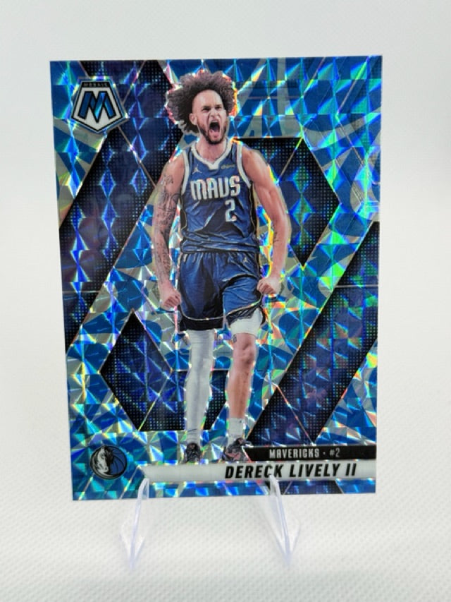 2024 Panini Mosaic - Reactive Blue Mosaic | Dereck Lively II