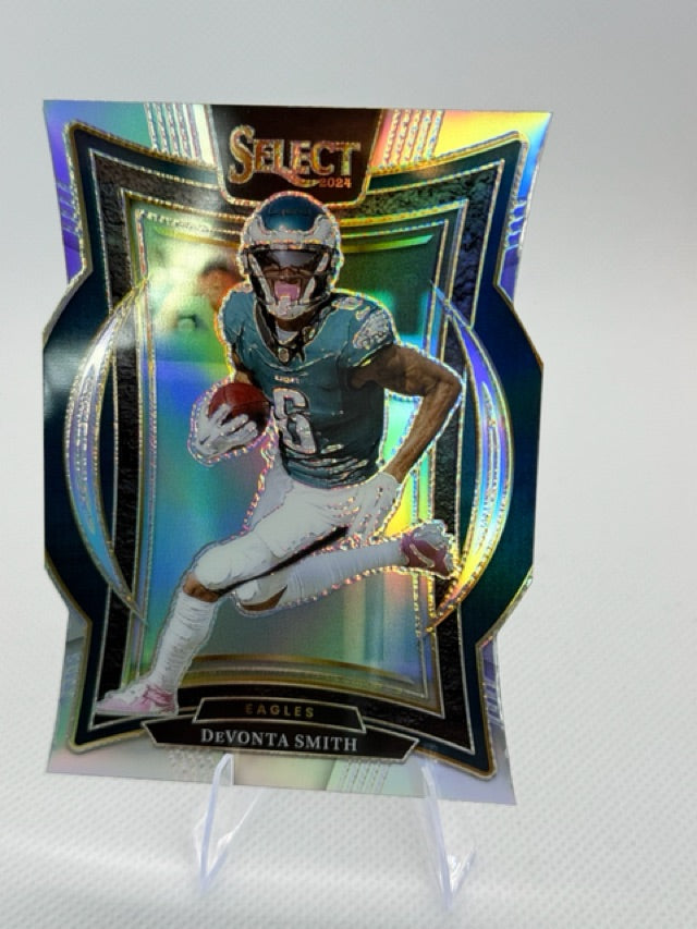 2024 Panini Select - Silver Prizm Die Cut | DeVonta Smith