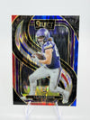2024 Panini Select - Red & Blue Prizm Shock | T.J. Hockenson