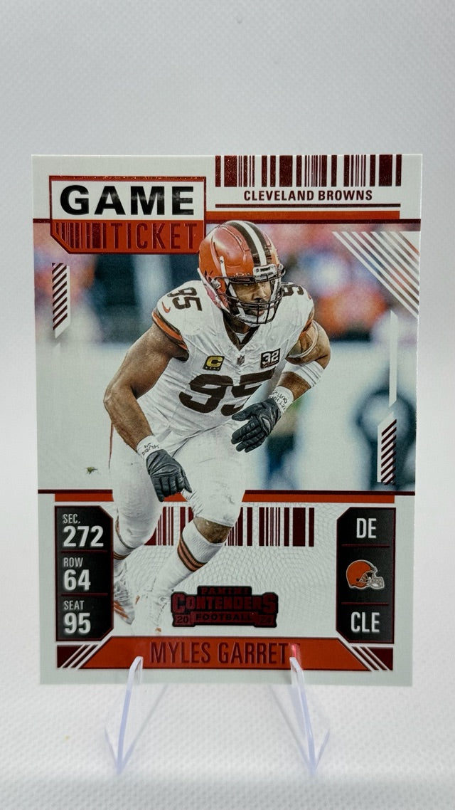 2024 Panini Contenders - Game Ticket Red | Myles Garrett