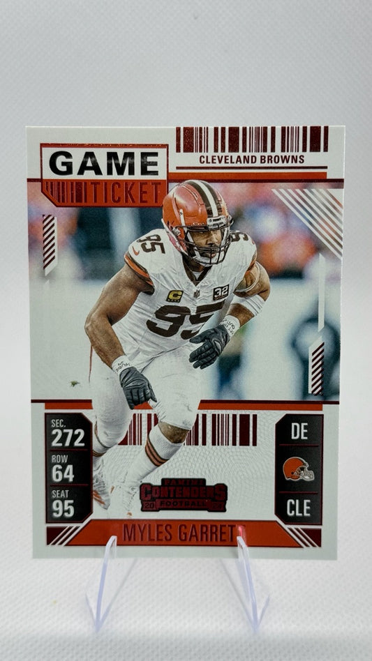 2024 Panini Contenders - Game Ticket Red | Myles Garrett