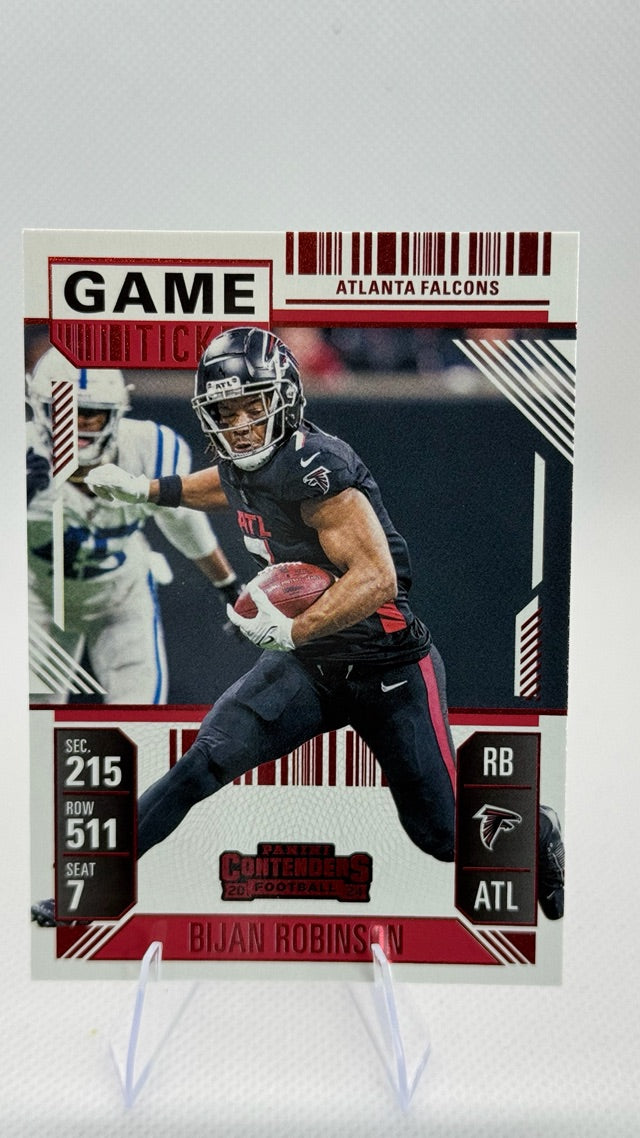 2024 Panini Contenders - Game Ticket Red | Bijan Robinson
