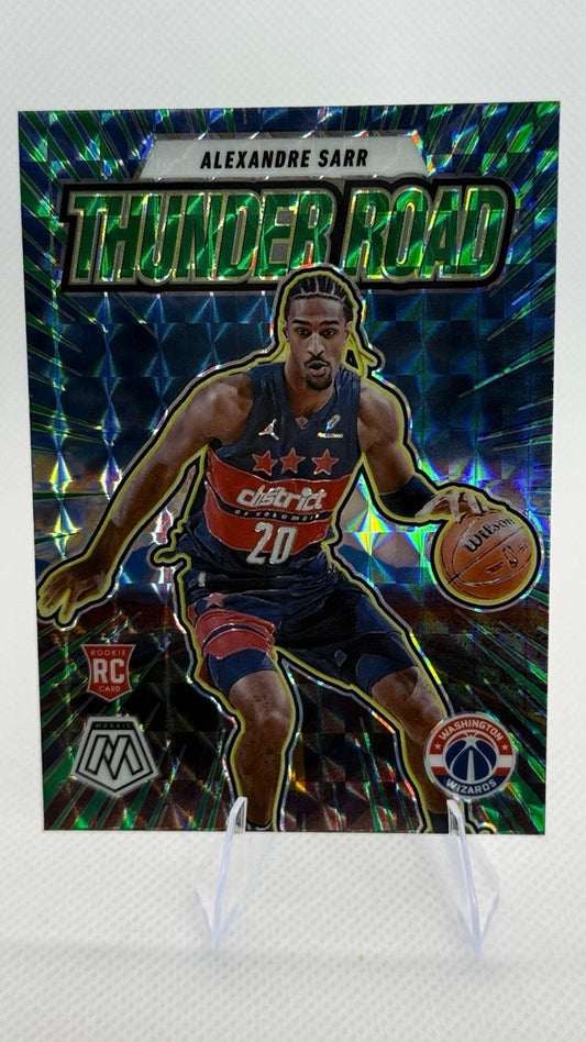 2024 Panini Mosaic - Thunder Road Mosaic Green | Alexandre Sarr