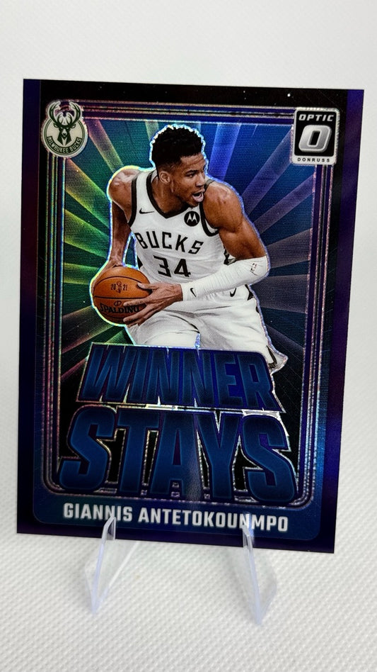 2024 Donruss Optic - Winner Stays Purple | Giannis Antetokounmpo