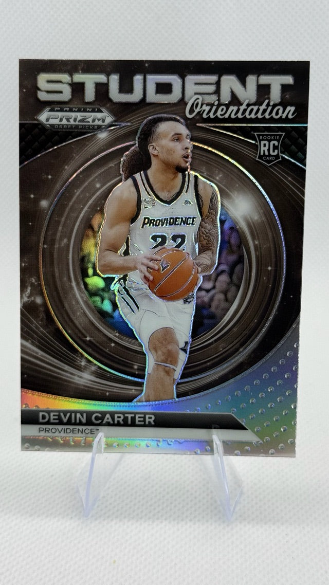 2024 Prizm Panini Prizm Draft Picks - Student Orientation Prizms Silver | Devin Carter