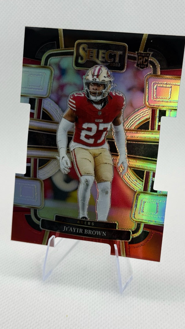 2023 Select Panini Select - Black and Red Prizms Die Cuts | Ji'Ayir Brown