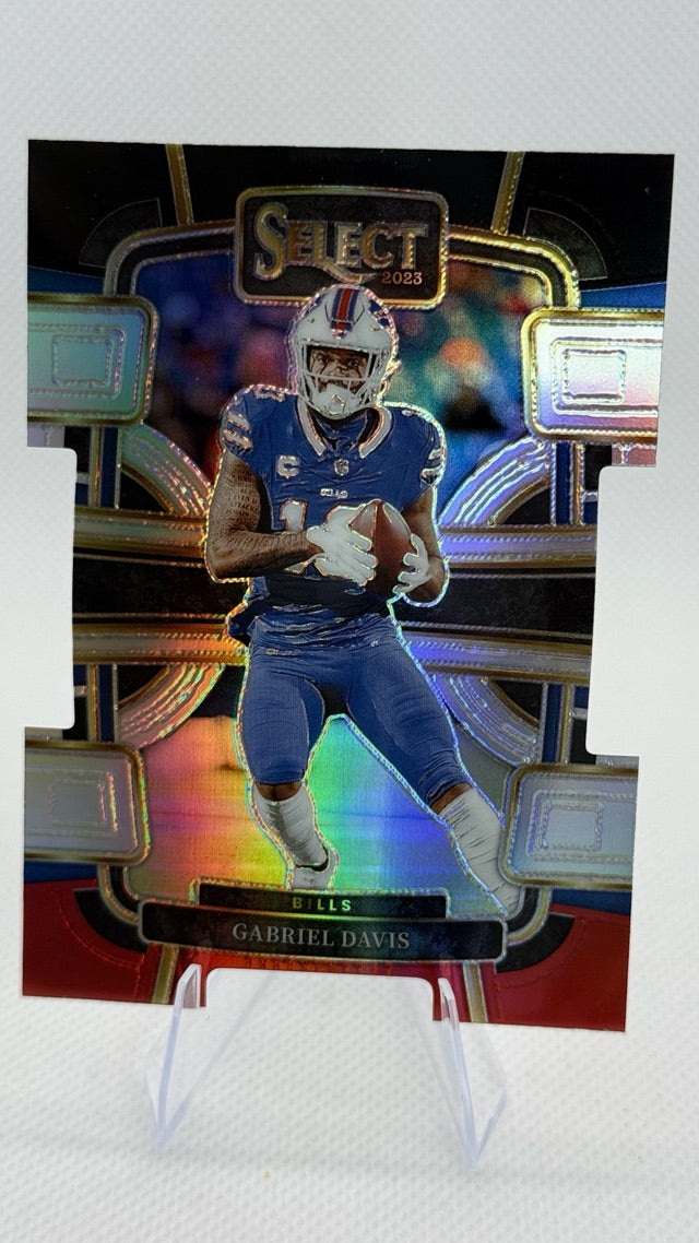 2023 Select Panini Select - Black and Red Prizms Die Cuts | Gabriel Davis