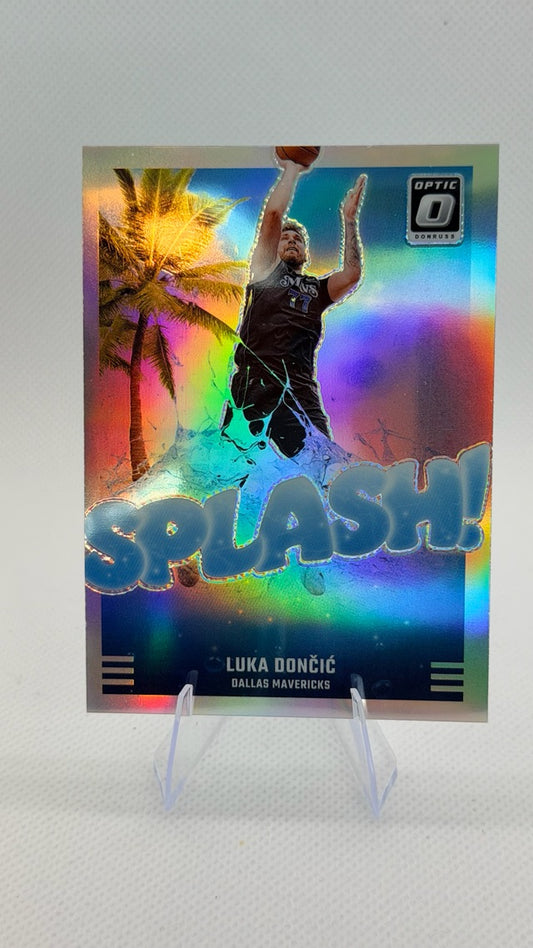 2024 Optic Donruss Optic - Splash! Holo | Luka Doncic