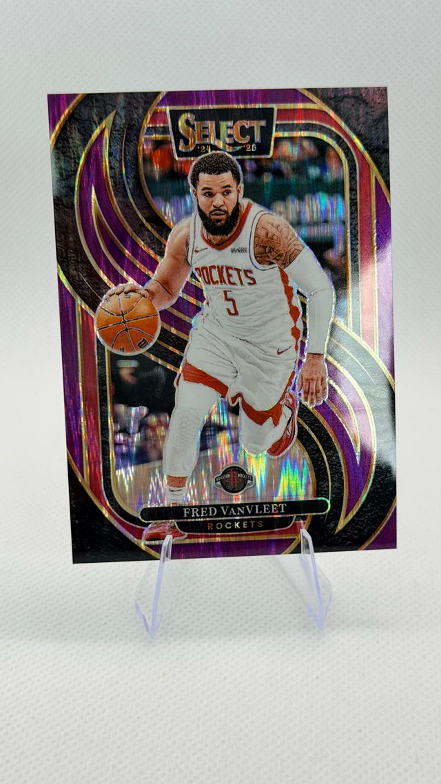 2024 Select Panini Select - Purple Flash Prizm | Fred VanVleet