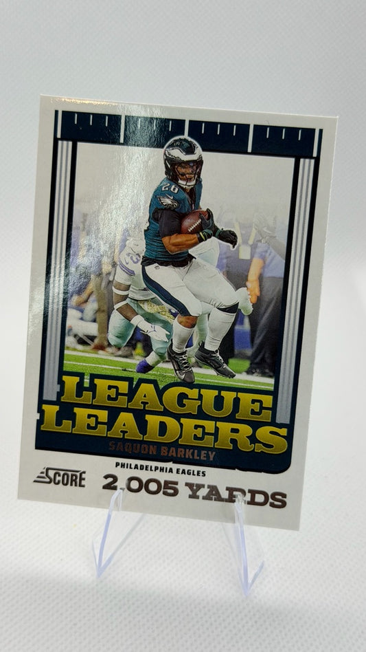 2025 Score League Leaders | Saquon Barkley