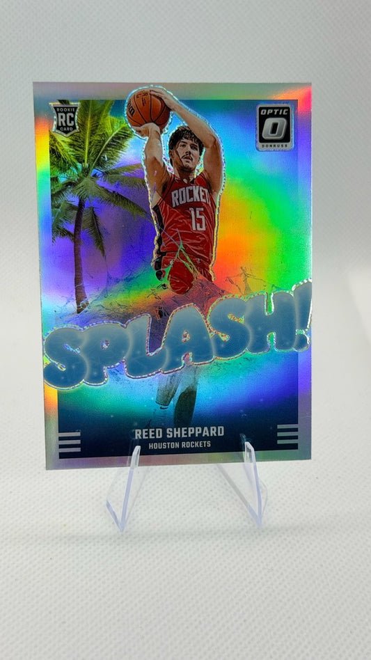 2024 Donruss Optic - Splash! Holo | Reed Sheppard