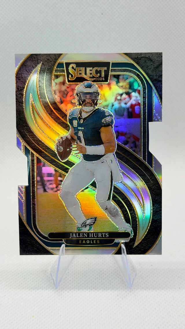 2024 Prizm Panini Select - Silver Prizm Die Cut | Jalen Hurts
