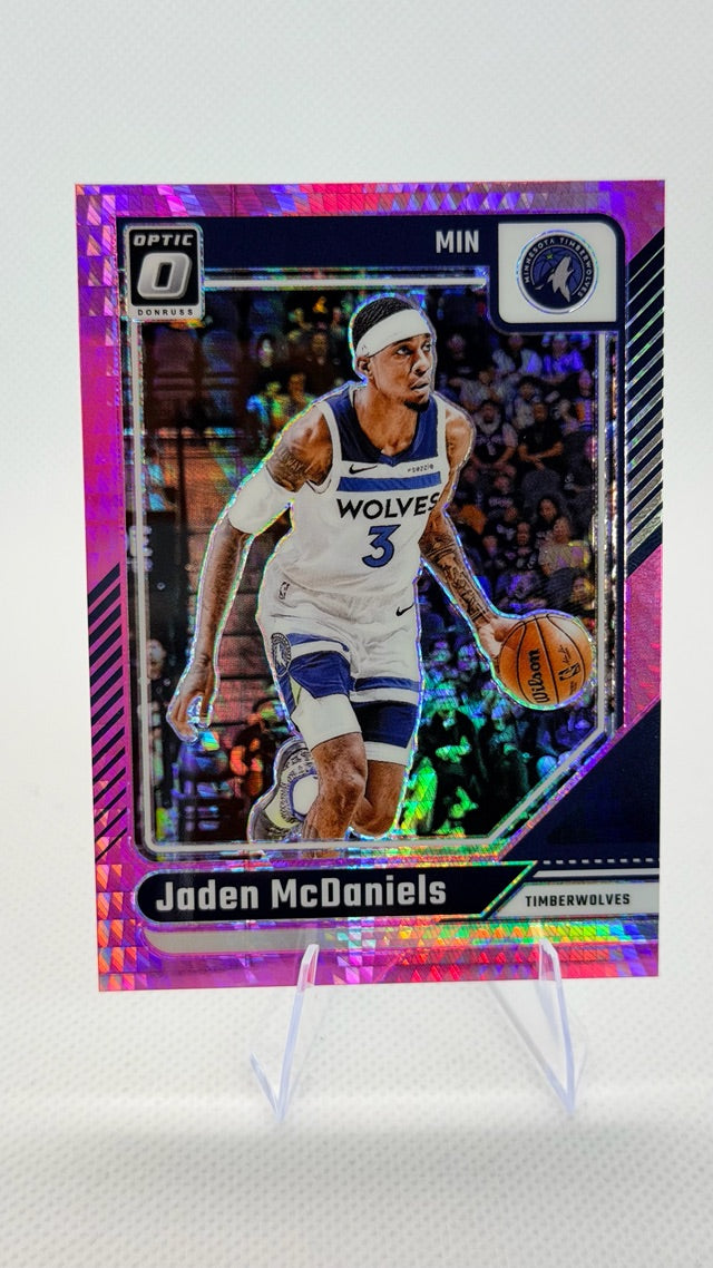 2024 Donruss Optic - Hyper Pink | Jaden McDaniels