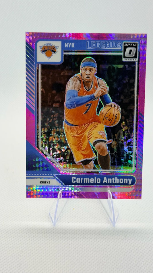 2024 Optic Donruss Optic - Hyper Pink | Carmelo Anthony